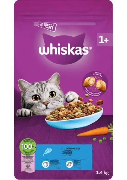 Whiskas 1,4kg Ton Balıklı Yetişkin Kedi Maması Sebzeli Lezzet ile Sağlıklı Beslenme - 5