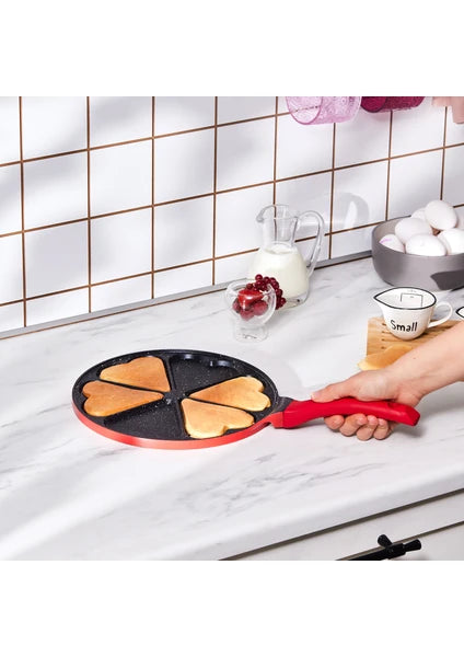 Karaca Mutfaksever Biogranit Döküm Love Pankek Tava 26 cm - 2