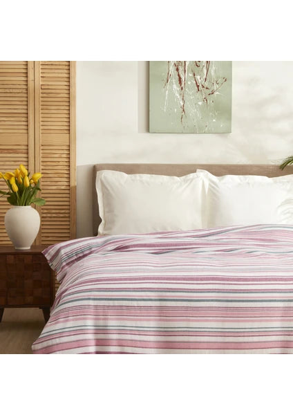 Karaca Home Montre Çift Kişilik Peştemal Pike Fuşya %80 Pamuk %20 Polyester 180 x 220 cm - 2