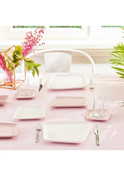 Karaca Naomi Pink 26 Parça 6 Kişilik Kahvaltı Takımı - 5