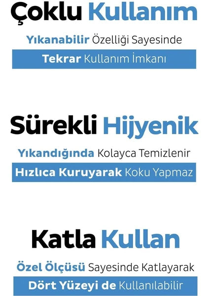 Sleepy Bio Çözünür Yüzey Temizlik Havlusu&Mendili Deniz Tuzu&Yosun 6x50 (300 Yaprak)
 - 4