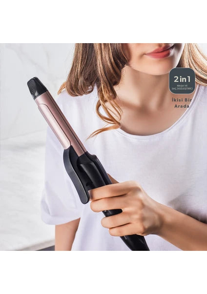 Homend Hairmony 4605H 2 In 1 Saç Düzleştirici ve Maşa - 2