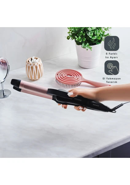 Homend Hairmony 4605H 2 In 1 Saç Düzleştirici ve Maşa - 3