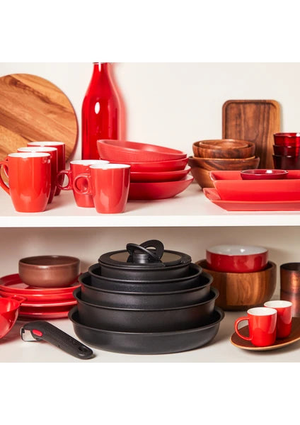 Tefal Ingenio Mix 6 x 24 cm İndüksiyon Tabanlı Düz Tava Titanyum Kaplama Siyah Renkli - 7