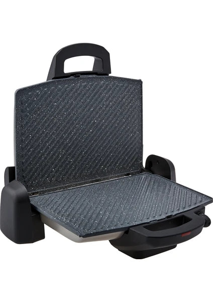 Emsan Magic Pro Granit Izgara Tost Makinesi 1800 W Antrasit Renkli Çıkartılabilir Plaka Özelliği - 4