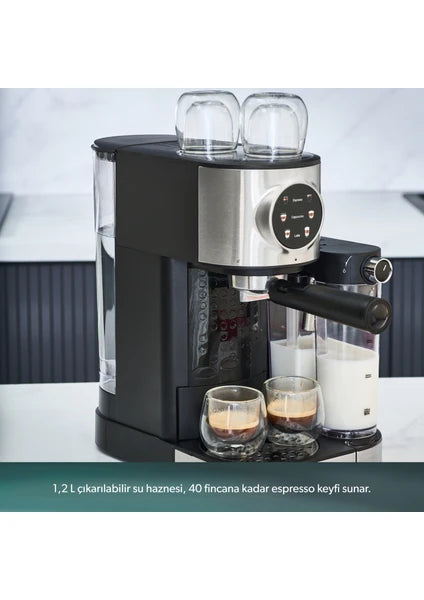 Homend Coffebreak 5015H Süt Köpürtücülü Otomatik Espresso Makinesi - 4