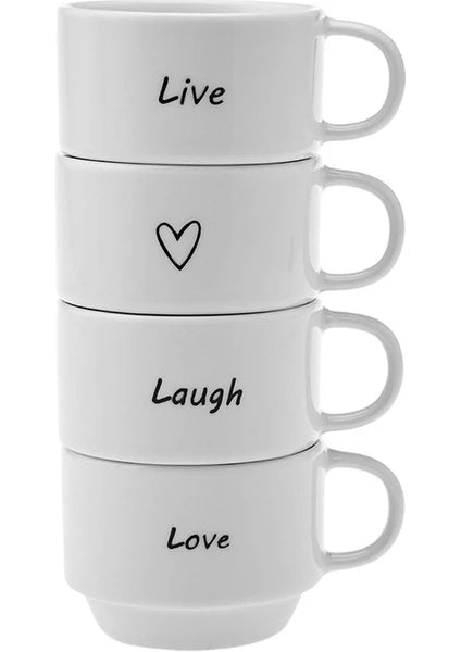 Karaca Lovely Laugh 4 Kişilik Espresso Kahve Seti 100 ml - 5