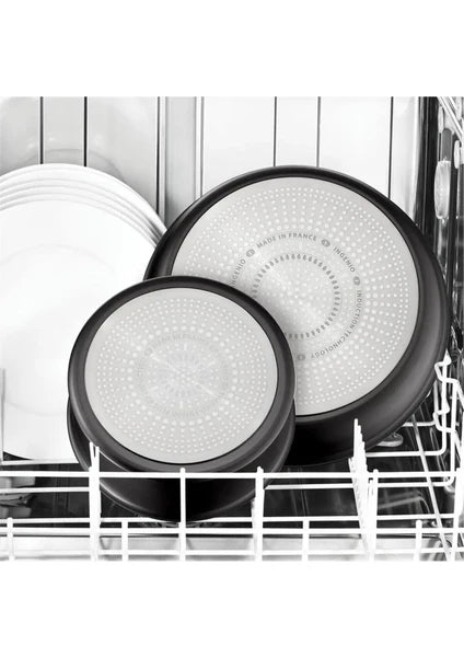 Tefal Ingenio Mix 6 x 24 cm İndüksiyon Tabanlı Düz Tava Titanyum Kaplama Siyah Renkli - 9