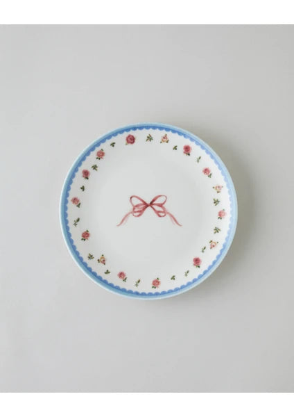 Maze Porselen 6'lı Pasta Tabağı 19 cm Renkli - 3