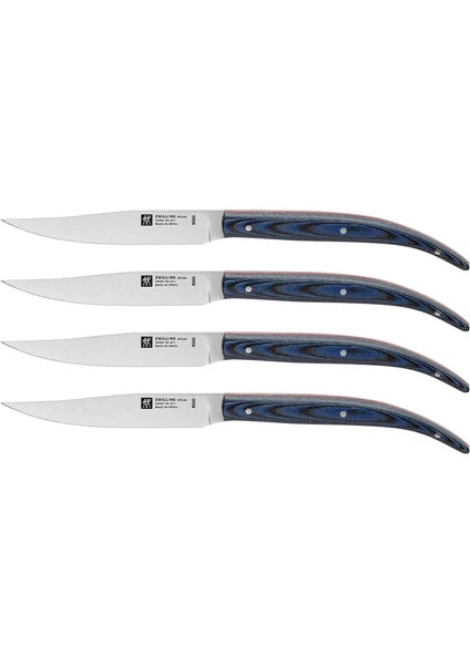 Zwilling Twin Steak Bıçağı Seti 4 Parça Mavi Mikarta