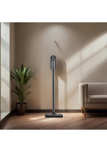 Homend Dustrider Dikey Süpürge 500 W Güçlü Emiş Teknolojisi 0.9 L Toz Haznesi İle Siyah