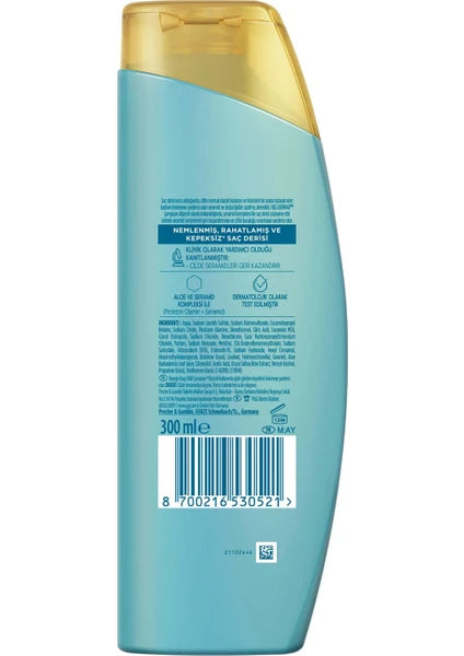 Head&Shoulders DermaXPRO Yatıştırıcı Kepek Karşıtı Şampuan Aloe Vera Özü ve Seramid ile 300ml - 9