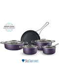 Karaca Mastermaid Biodiamond 9 Parça Tencere Seti Grape Purple