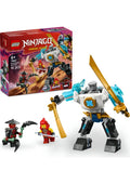 LEGO® NINJAGO® Zane'in Savaş Zırhı Mech’i 71827 - 6 Yaş & Üzeri Çocuklar için Yaratıcı Oyuncak Yapım Seti (92 Parça)