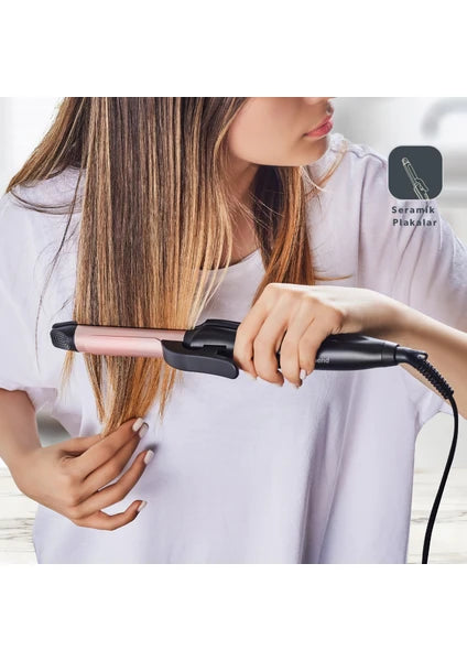 Homend Hairmony 4605H 2 In 1 Saç Düzleştirici ve Maşa - 5