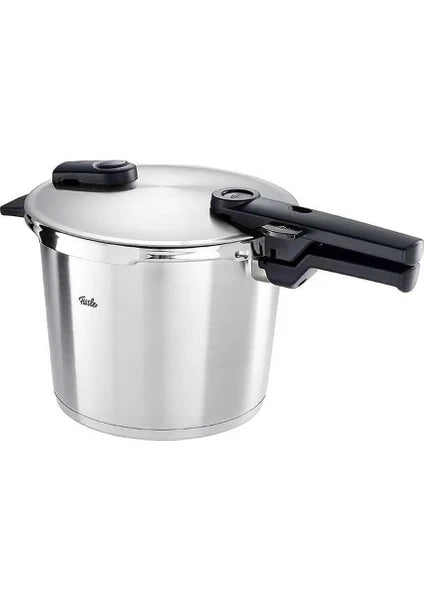Fissler Vitaquick Premium 6 Litre Düdüklü Tencere + Buharda Pişirme Aparatı - 5