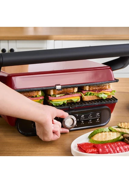 Karaca Gastro Grill Pro 2400W Izgara ve Tost Makinesi Kırmızı - 3