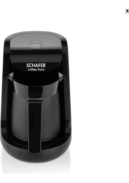 Schafer Coffee Point Türk Kahve Makinesi - Siyah - 600 Watt - 6