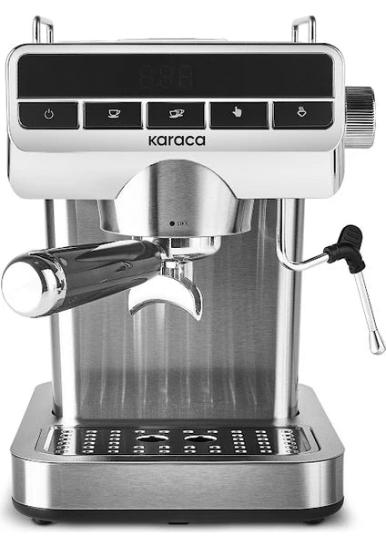 Karaca Coffee Art 1362 Süt Köpürtücülü 20 Bar Basınçlı Espresso Latte Capp. Americano Mak. 1,5l Inox