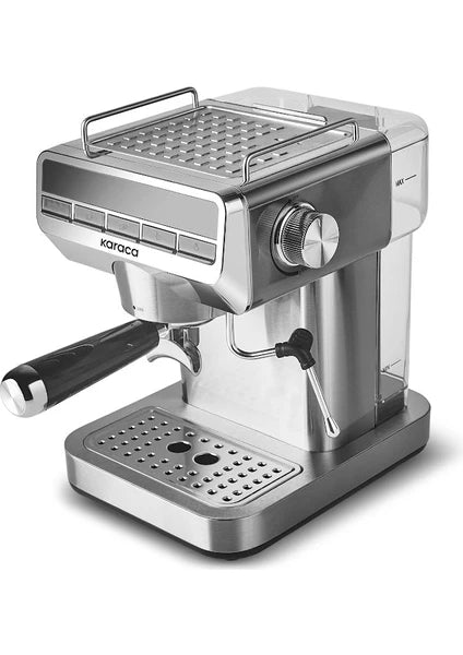 Karaca Coffee Art 1362 Süt Köpürtücülü 20 Bar Basınçlı Espresso Latte Capp. Americano Mak. 1,5l Inox - 2