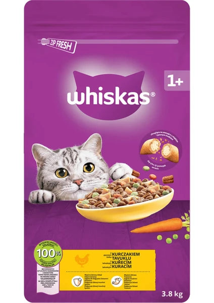 Whiskas Tavuklu Yetişkin Kedi Maması 3,8kg - 7