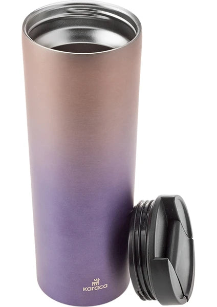 Karaca Violet New Serisi 450 ml Paslanmaz Çelik Taşınabilir Sızdırmaz Ergonomik İçecek Termosu - 6