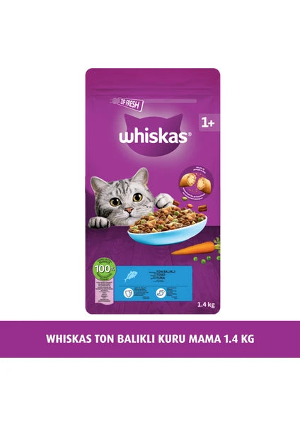 Whiskas 1,4kg Ton Balıklı Yetişkin Kedi Maması Sebzeli Lezzet ile Sağlıklı Beslenme - 4