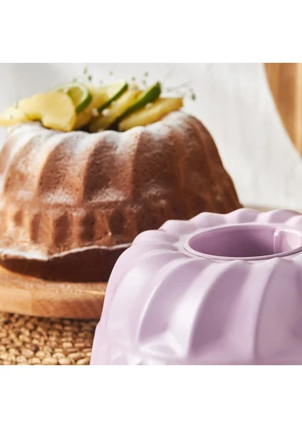 Karaca Multicake Karbon Çelik Dilimli Kek Kalıbı 23 Cm Lila - 3