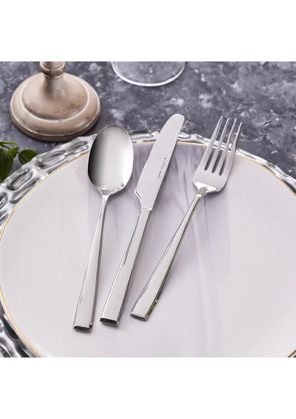 Karaca New Linus 60 Parça 12 Kişilik Paslanmaz Çelik Elegance Çatal Kaşık Bıçak Takımı