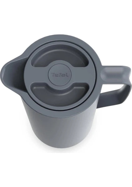 Tefal Motiva Antrasit İçecek Termosu 1 lt Sıcak ve Soğuk Tutma Özelliği ile Modern Tasarım - 2