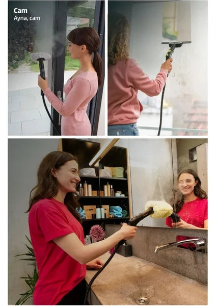 Karcher Kst 2 Buharlı Temizlik Makinesi 1500W Aksesuar Seti ile Beyaz Renk Yüksek Performans - 4