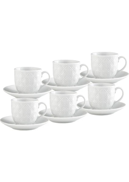 Emsan Balat 6 Kişilik Kahve Fincan Takımı 90 ml - 2