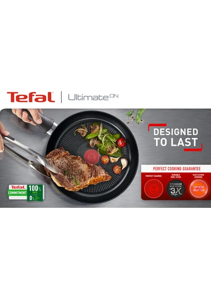 Tefal Titanyum 3X UltimateOne İndüksiyon Tabanlı Krep Tavası - 25 c - 5