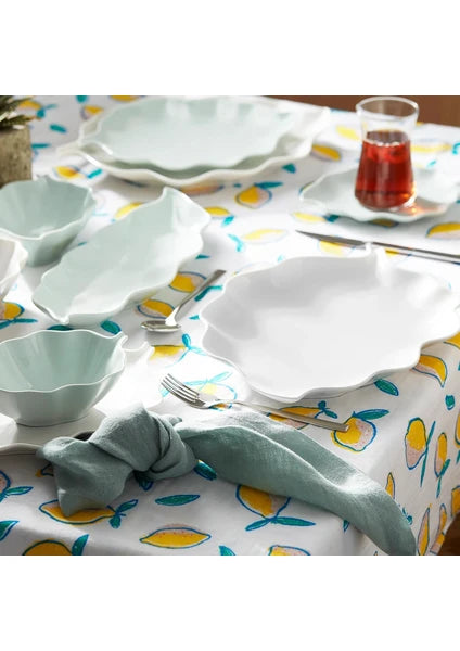 Karaca Leaf 25 Parça 6 Kişilik Porselen Kahvaltı/Servis Takımı