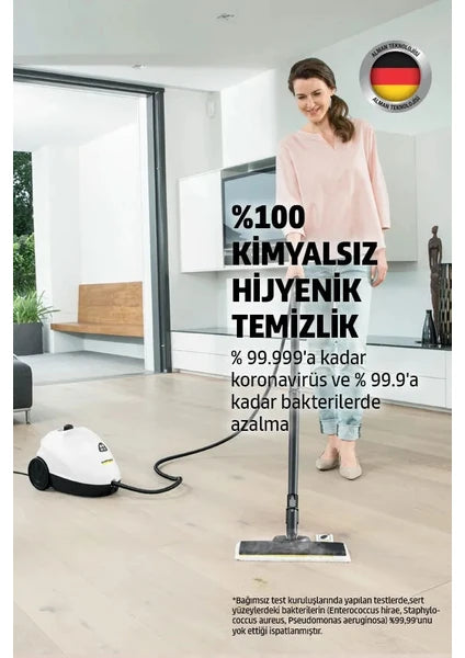 Karcher Kst 2 Buharlı Temizlik Makinesi 1500W Aksesuar Seti ile Beyaz Renk Yüksek Performans - 2