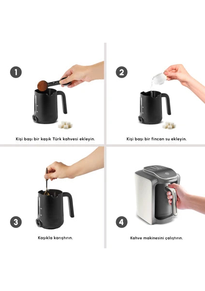 Karaca Hatır Neo Otomatik Kahve Makinesi 1000 ml Starlight Renkli Taşma Önleyici Özellik - 7