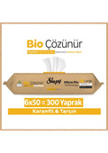 Sleepy Bio Çözünür Yüzey Temizlik Havlusu&Mendili Karanfil&Tarçın 6x50 (300 Yaprak)
