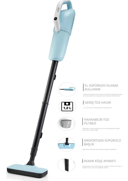 ARZUM AR4087 GIRGIR 2 SI 1 ARADA DIKEY ELEKTRIKLI SUPURGE - 2