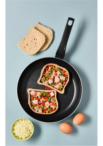 Tefal SimplyClean 30 cm Difüzyon Tabanlı Titanyum Kaplamalı Düz Tava - Kolay Temizlik Özelliği - 9