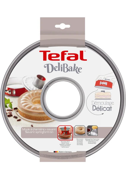 Tefal J1642014 DeliBake Savarin Kelepçeli Kek Kalıbı 19 cm - 2100104739 - 3