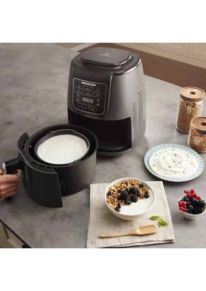 Karaca Air Pro Cook XL 2 in 1 Konuşan Airfryer Space Gray 4 Kişilik - 8