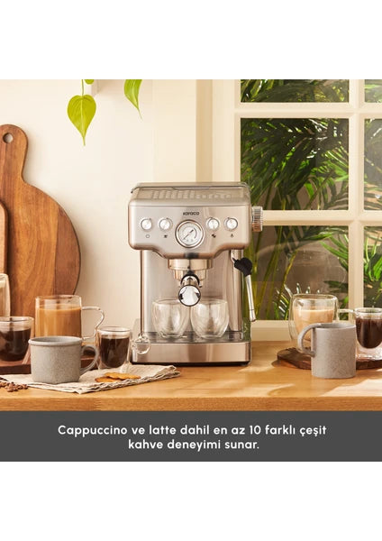 Karaca Coffee Art 1353 Süt Köpürtücülü 20 Bar Basınçlı Espresso, Latte Cappuccino Americano Makinesi - 3