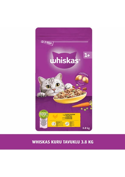 Whiskas Tavuklu Yetişkin Kedi Maması 3,8kg - 8