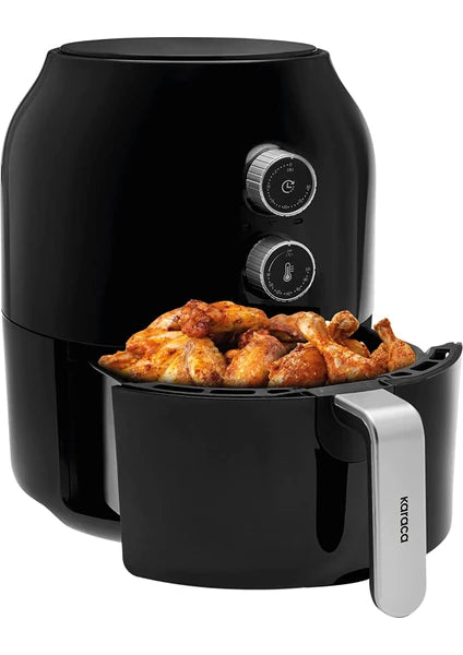 Karaca Foodrition Siyah Air Fryer Yağsız Fritöz 3,5 L - 5