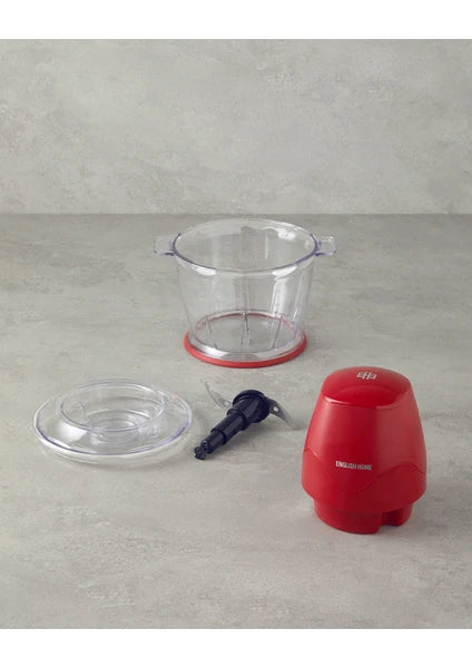 English Home Dgr 3001 Kırmızı Plastik Doğrayıcı 1000 ml Kesme ve Doğrama Fonksiyonu - 3