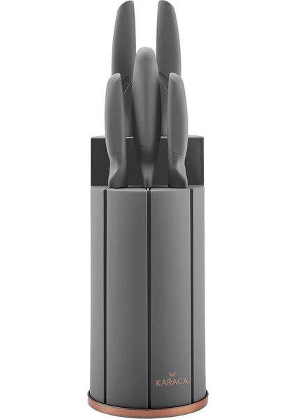 Karaca Proofcut Gray 6 Parça Standlı Bıçak Seti