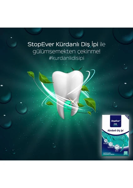 Stopever Well Tooth Kürdanlı Diş İpi 6'lı Nane Ferahlığı ile Taşıma Kılıflı Ergonomik Tasarım - 7