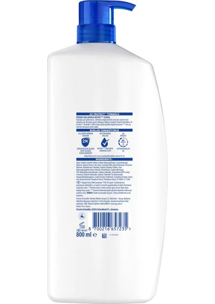 Head&Shoulders Mentol Ferahlığı Besleyici Şampuan 800 ml Tüm Saçlar İçin Ferahlatıcı Etki - 10