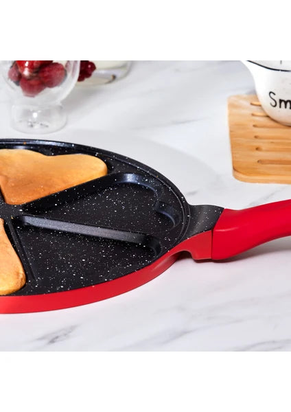 Karaca Mutfaksever Biogranit Döküm Love Pankek Tava 26 cm - 3