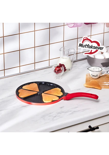Karaca Mutfaksever Biogranit Döküm Love Pankek Tava 26 cm